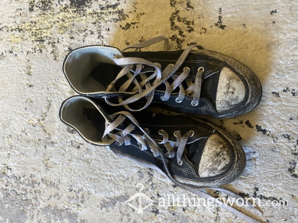 Very Well-worn High Top Converse