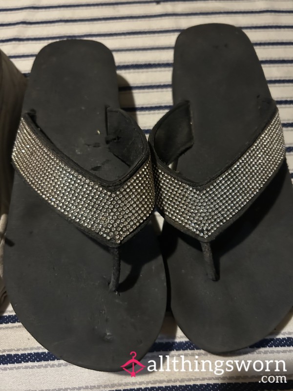 Very Well Worn Platform Sandals