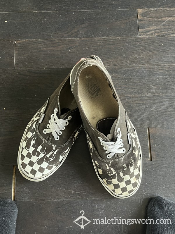 Very Well Worn Vans (US 12)