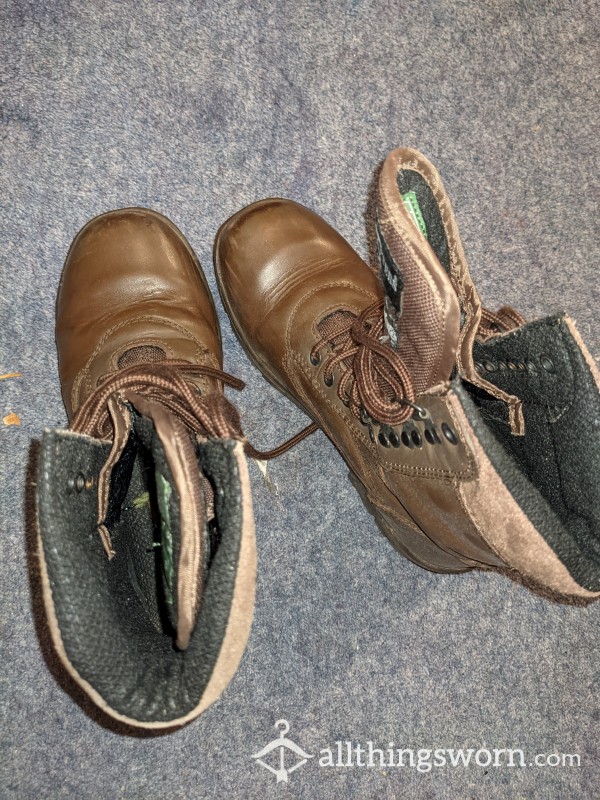 Very Worn Cadet Volunteer Boots