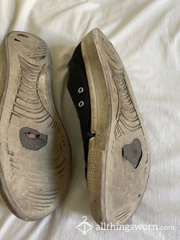 Very Worn Sneakers (1 Year!)