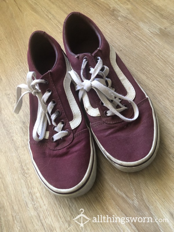 Very Worn Vans Sneakers