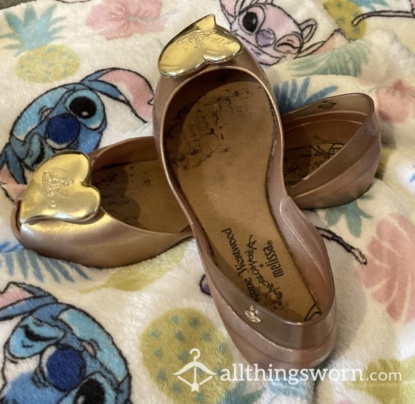 Very Worn Vivienne Westwood Flats