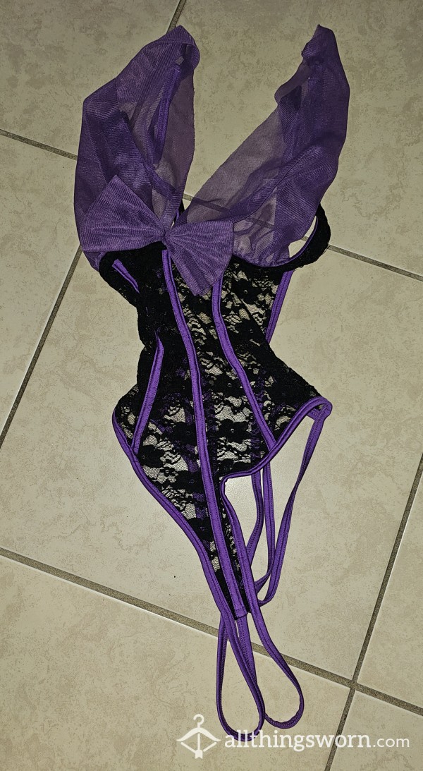 Purple Lingerie Worn Many Times