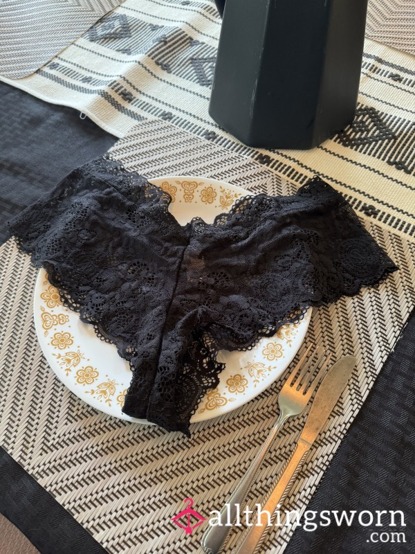 Victoria Secret Black Lace Panties