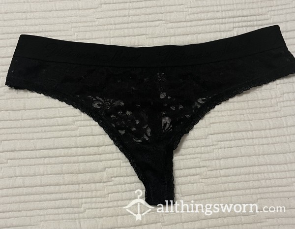 Victoria Secret Black Thongs