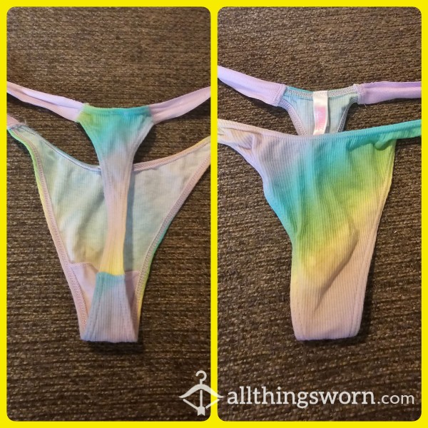 🌈 Victoria Secret Rainbow Thong 🌈