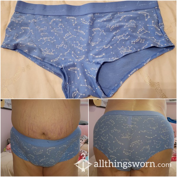 Victoria's Secret Blue Cotton Boyshort