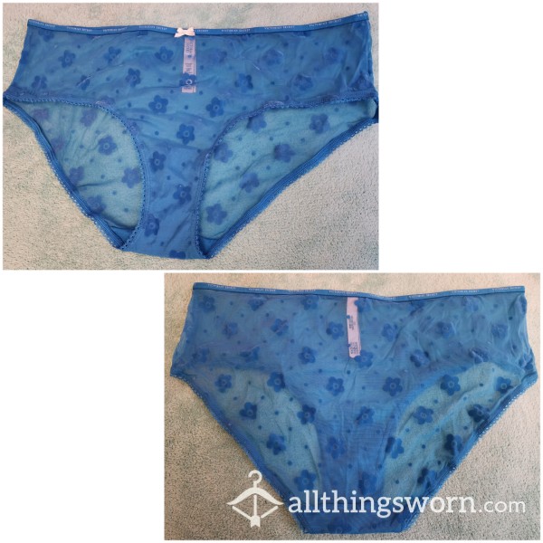 Victoria's Secret Blue Fullback Panty