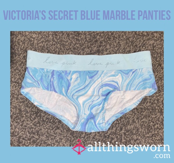 Victoria’s Secret Blue Marble Panties🦋