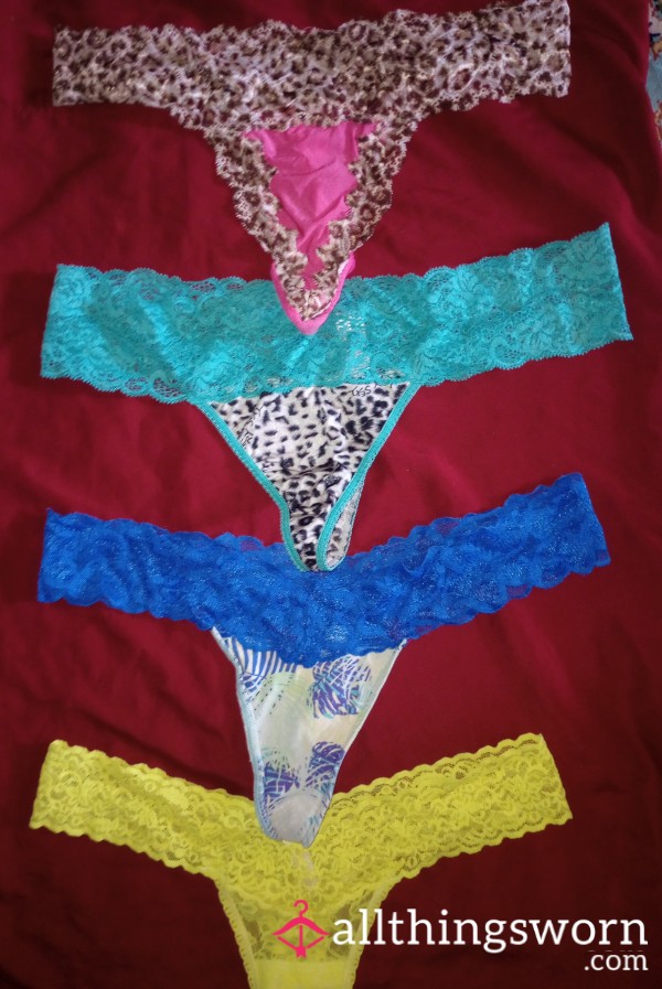 Victoria's Secret + Cotton & Satin  Thongs