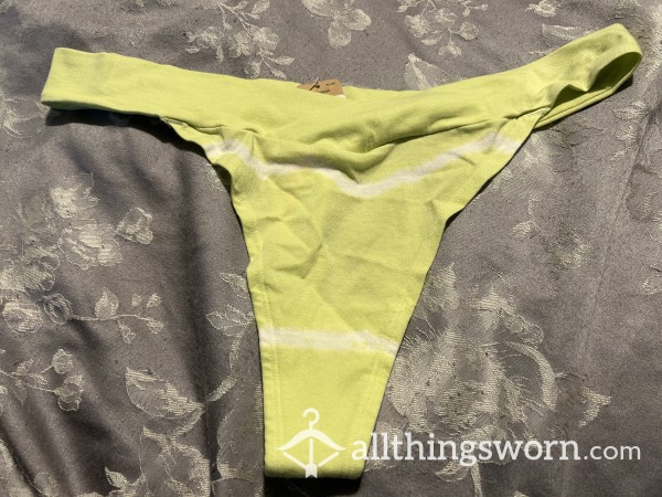 Victoria’s Secret Green Cotton Thong