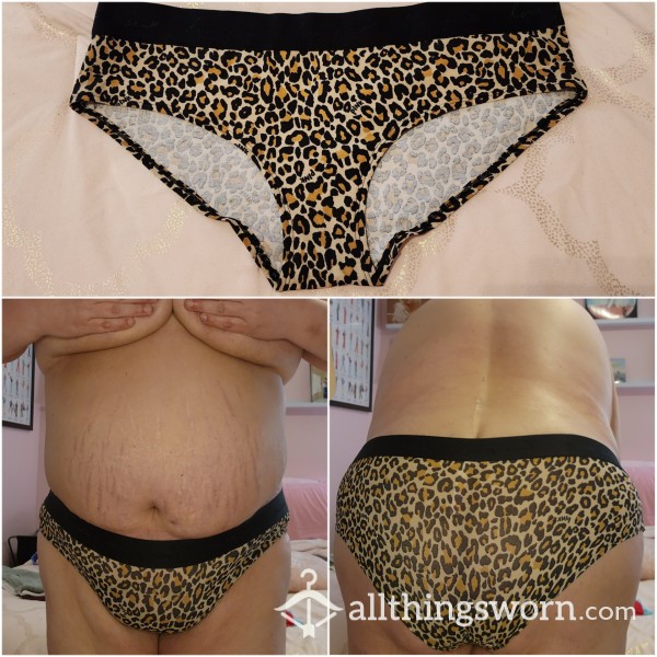 Victoria's Secret Leopard Bikini Hipster Panty