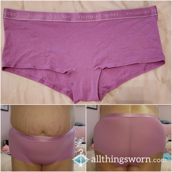 Victoria's Secret Purple Cotton Boyshort