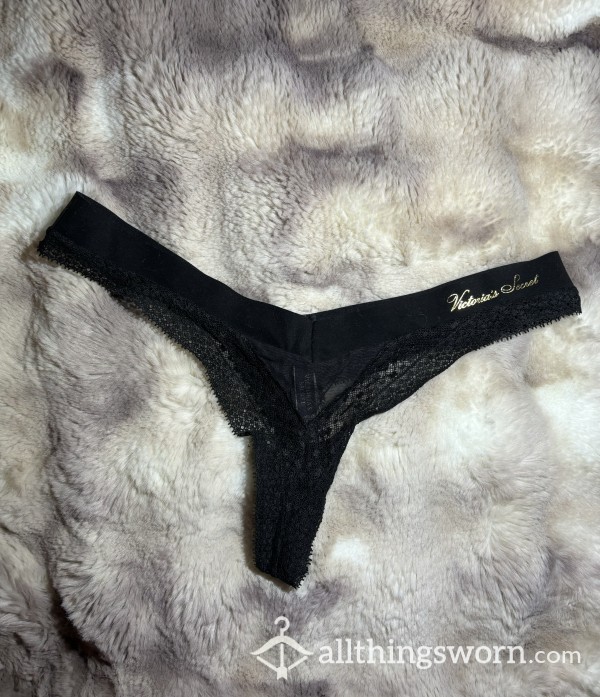 Victorias’s Secret Black Thong