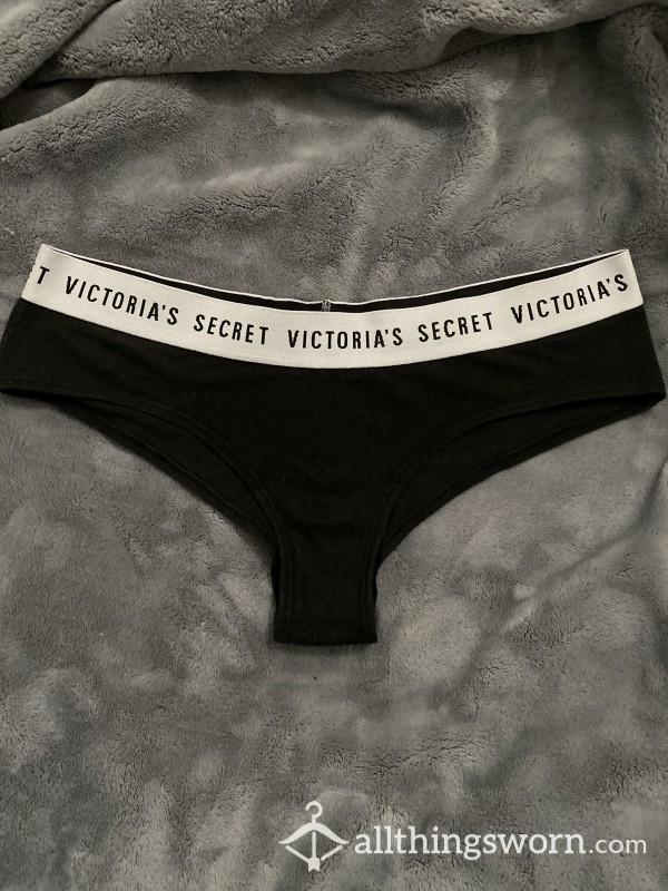 VS Black Hipster Panties