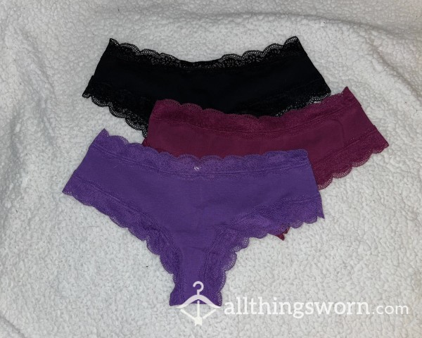 VS Cotton Lace Trim Cheekers