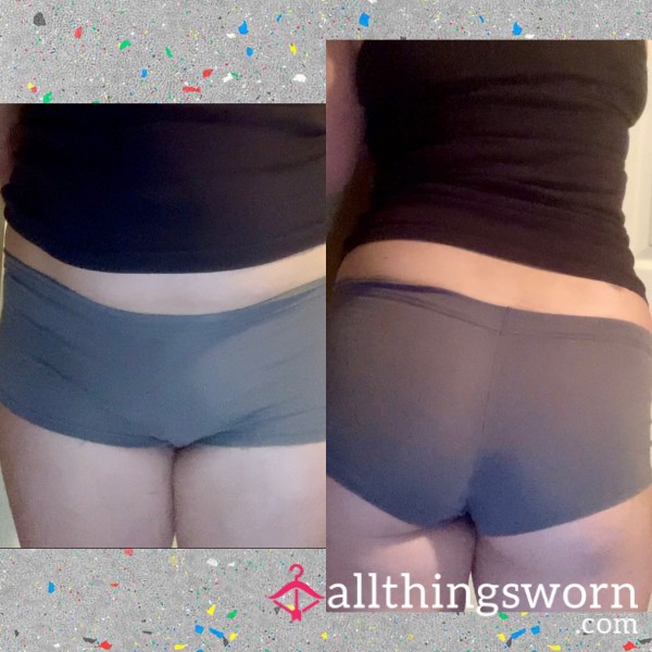 VS Grey Cotton Boyshorts