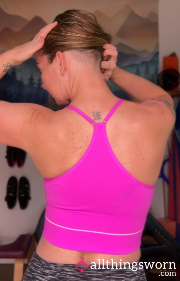 VS Hot Pink Racerback Sports Bra