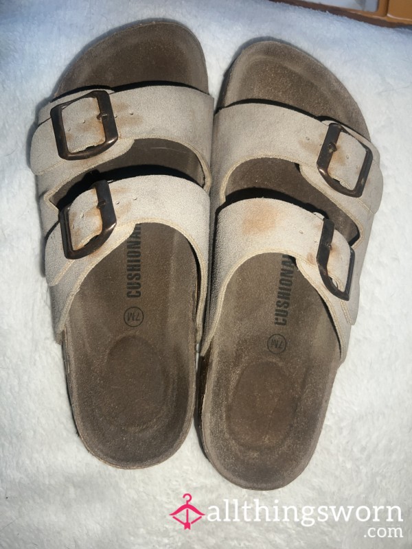 Way Over Worn Sandles