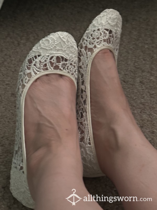 Wedding Flats Worn Once