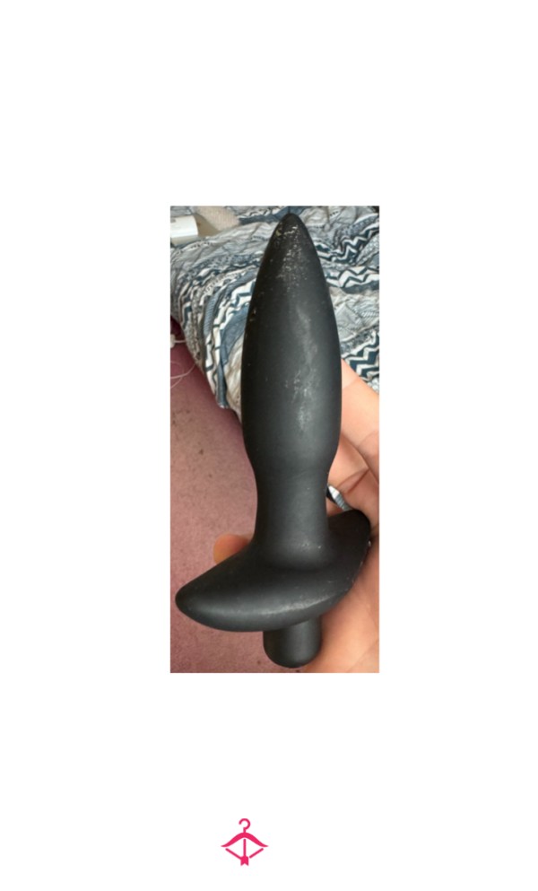 Well-loved 4 Inch Black Silicone Vibrating Bu*t Plug 🖤