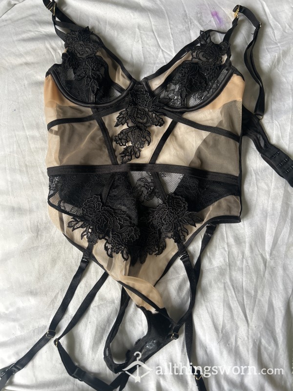 Well Loved Nude Lingerie Bodysuit