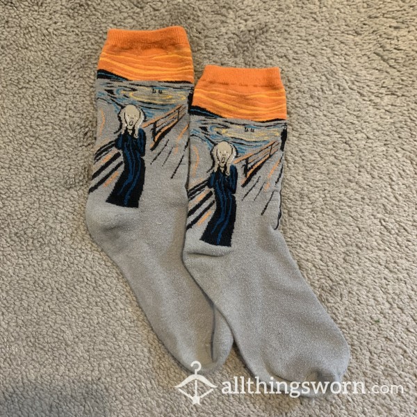 Well-Loved Scream Inspired Socks 48 Hour Wear