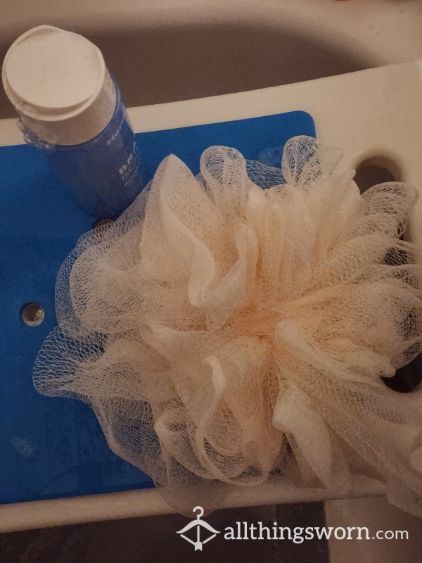 Well Used Pink Loofah