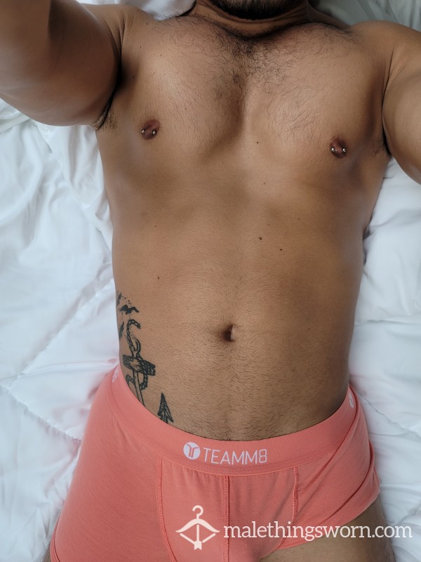 Well-used Teamm8 Orange Trunks