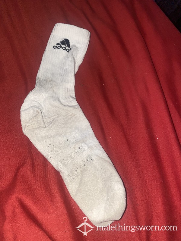 Well Worn Adidas Socks