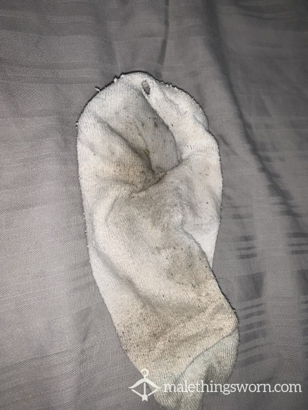 Well Worn And Well C*mmed Into Trainer Sock 😈