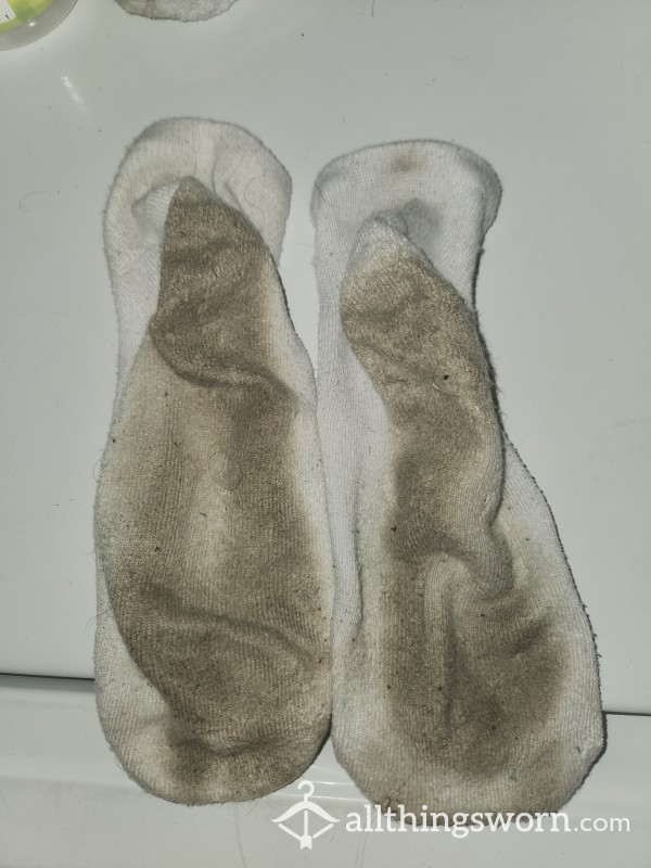 Well-worn Ankle Socks!! 3 Day Wear!! 🤯🥵😈