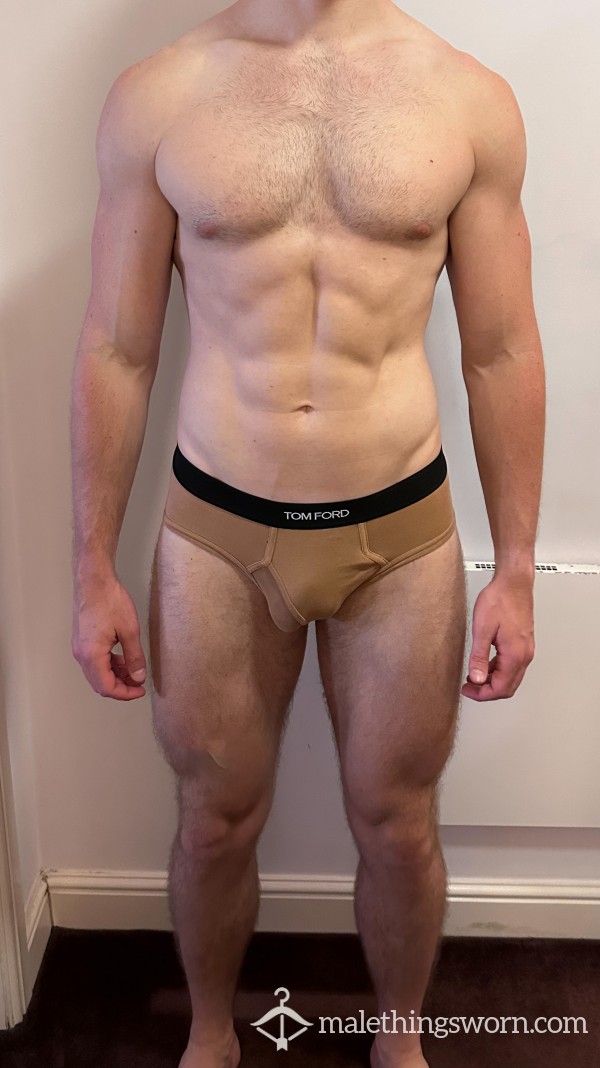 Well Worn Beige Tom Ford Briefs