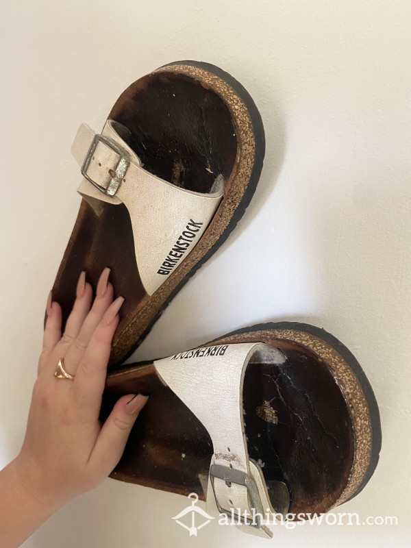 Sweat Soaked Birkenstock Sandals 💦🥵