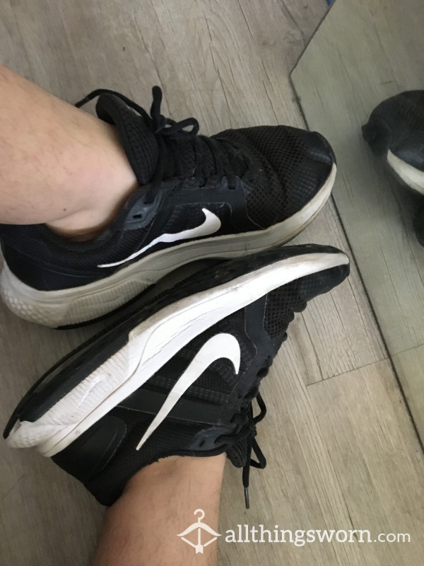 Well Worn Black And White Nike