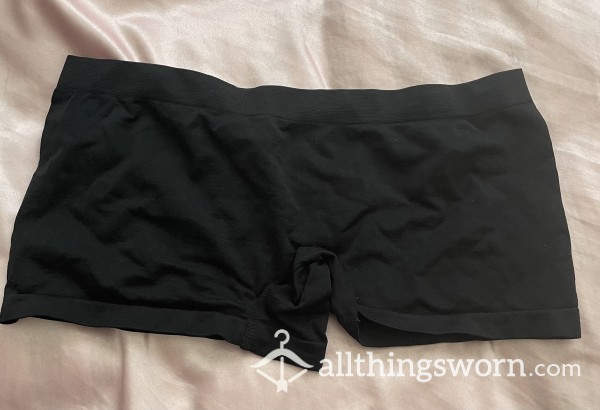 Well-worn Black Boy Shorts