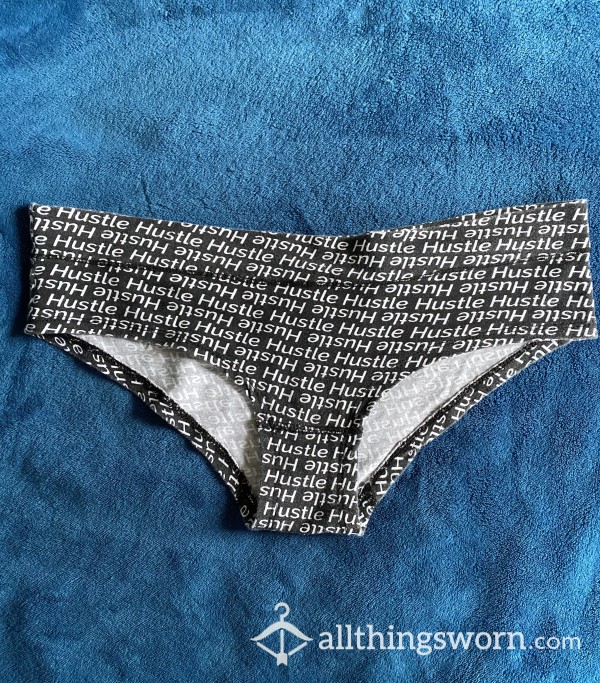 Well Worn Black Hustle Panties