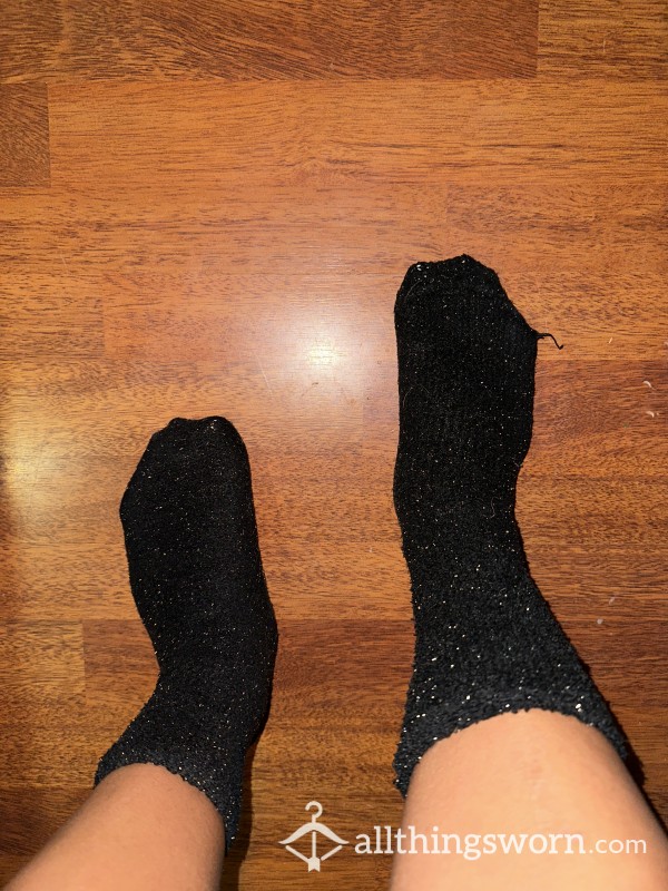 Well Worn Black SparkySocks