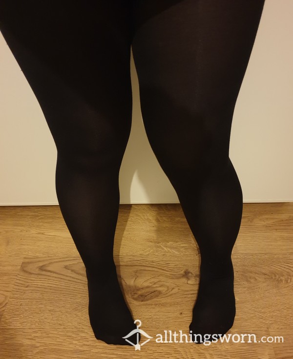 Well Worn Black Tights Size Small/medium