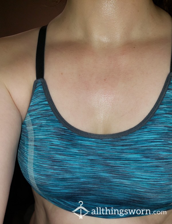 Well Worn Blue Sports Bra