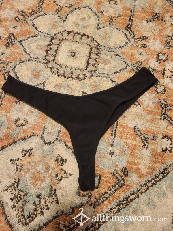 Well- Worn Cotton Thong