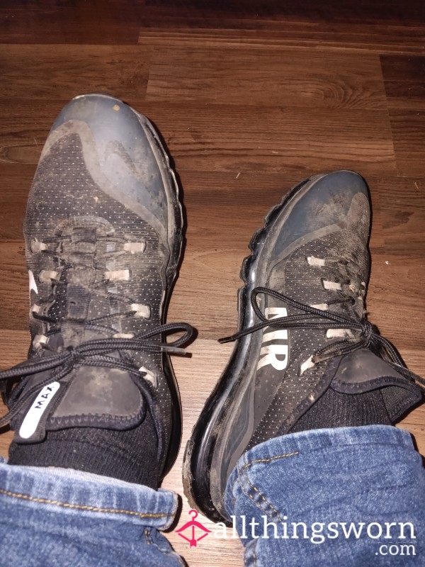 Well Worn Dirty Work Shoes