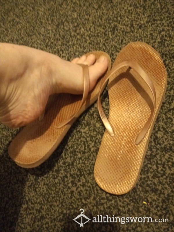 Well Worn Flip Flops