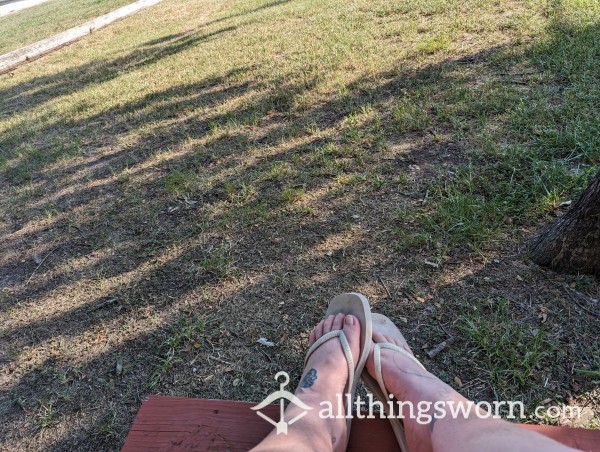 Well Worn Flip Flops