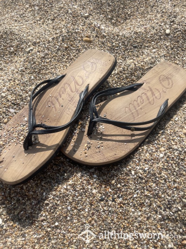 Well Worn Flip Flops