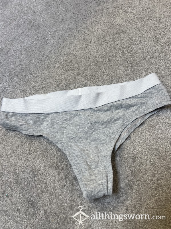 Well Worn Grey Panties