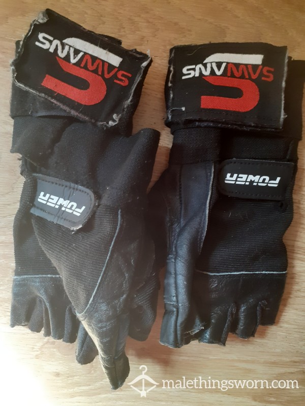 Well Worn Gym Gloves