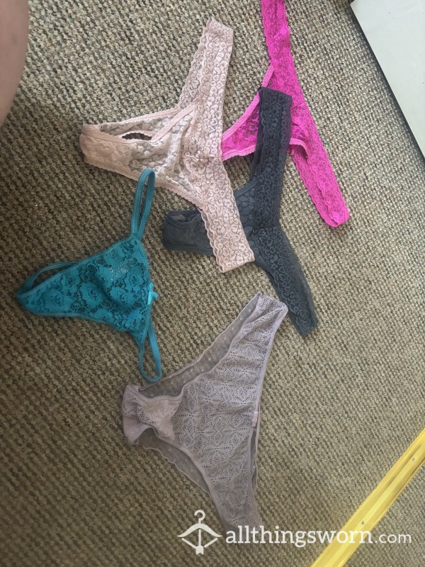 Well Worn Panties/thongs