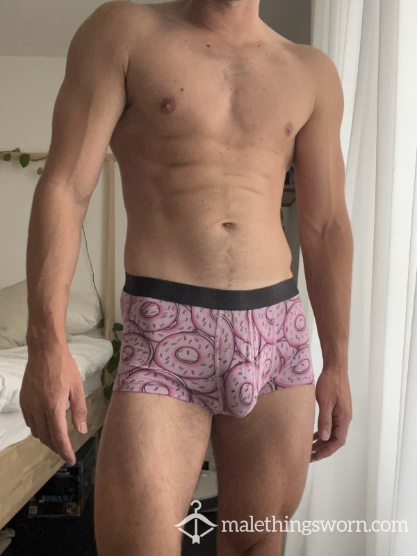 Well Worn Pink Bamboo Boxer Briefs